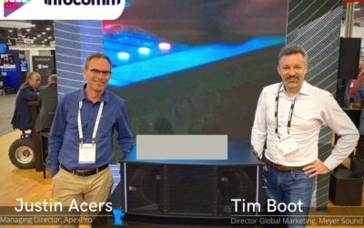ApexPro’s Justin Acers experiences the Meyer Sound Panther first hand at Infocomm 2022
